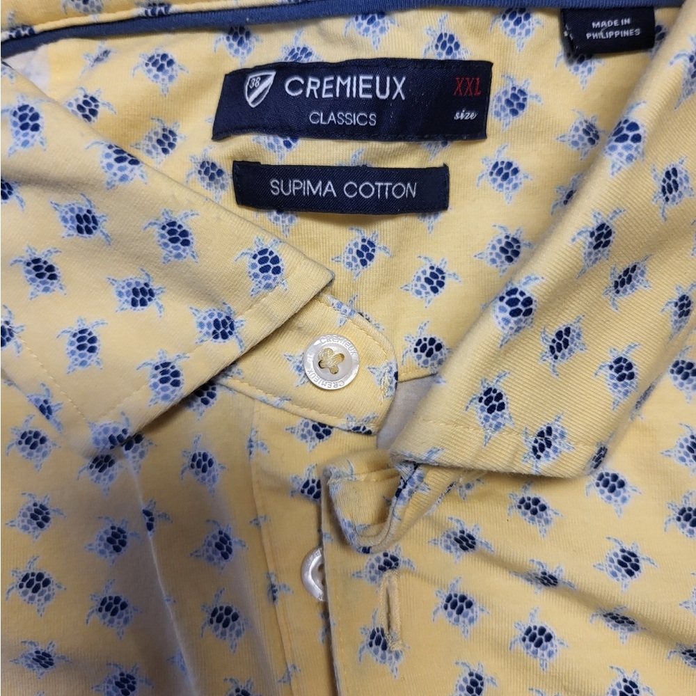 Daniel Cremieux Yellow and Blue Supima Cotton Shirt